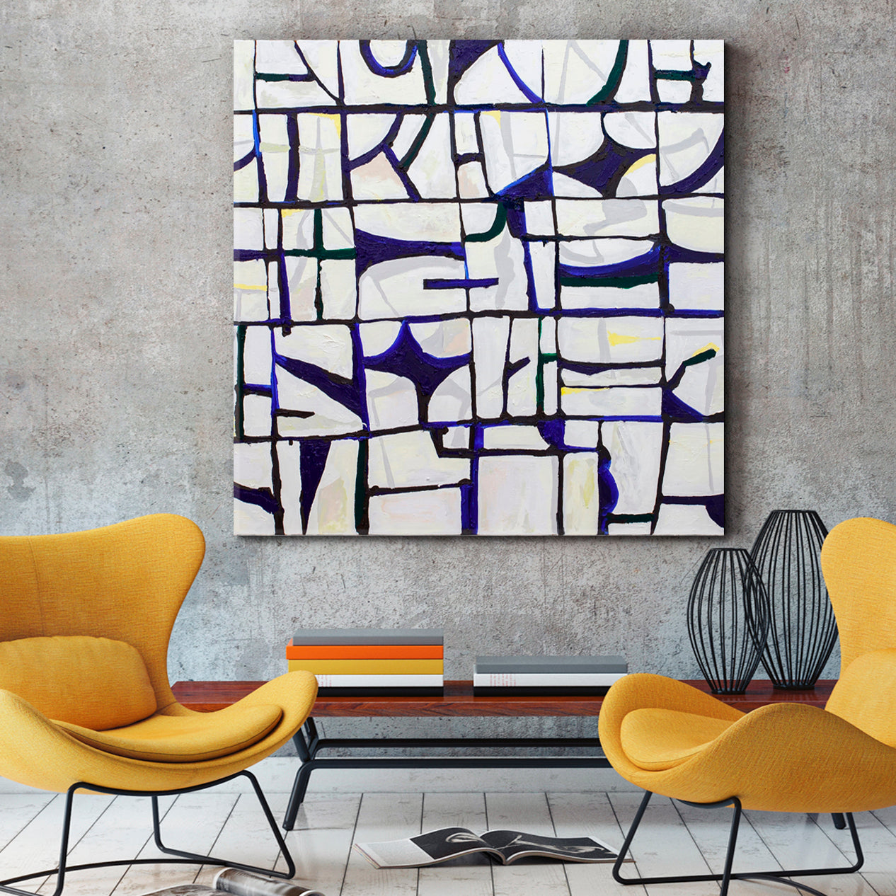 GEOMETRIC STANDARDS Modern Abstract Pattern Abstract Art Print Artesty   