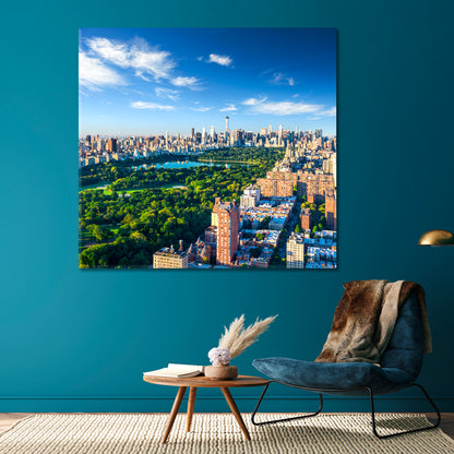 Aerial View Central Park Manhattan New York Cities Wall Art Artesty   