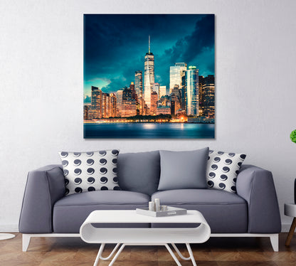 New York City Manhattan Skyscrapers Cities Wall Art Artesty   