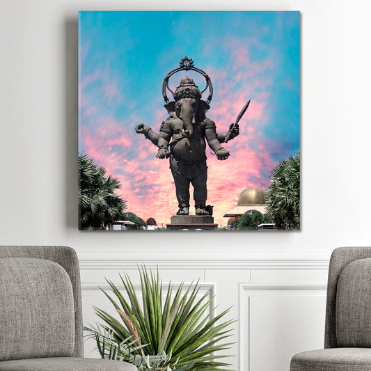 FAITH GOD'S BLESSINGS Ganesh National Park Chachoengsao Thailand Traveling Around Ink Canvas Print Artesty   