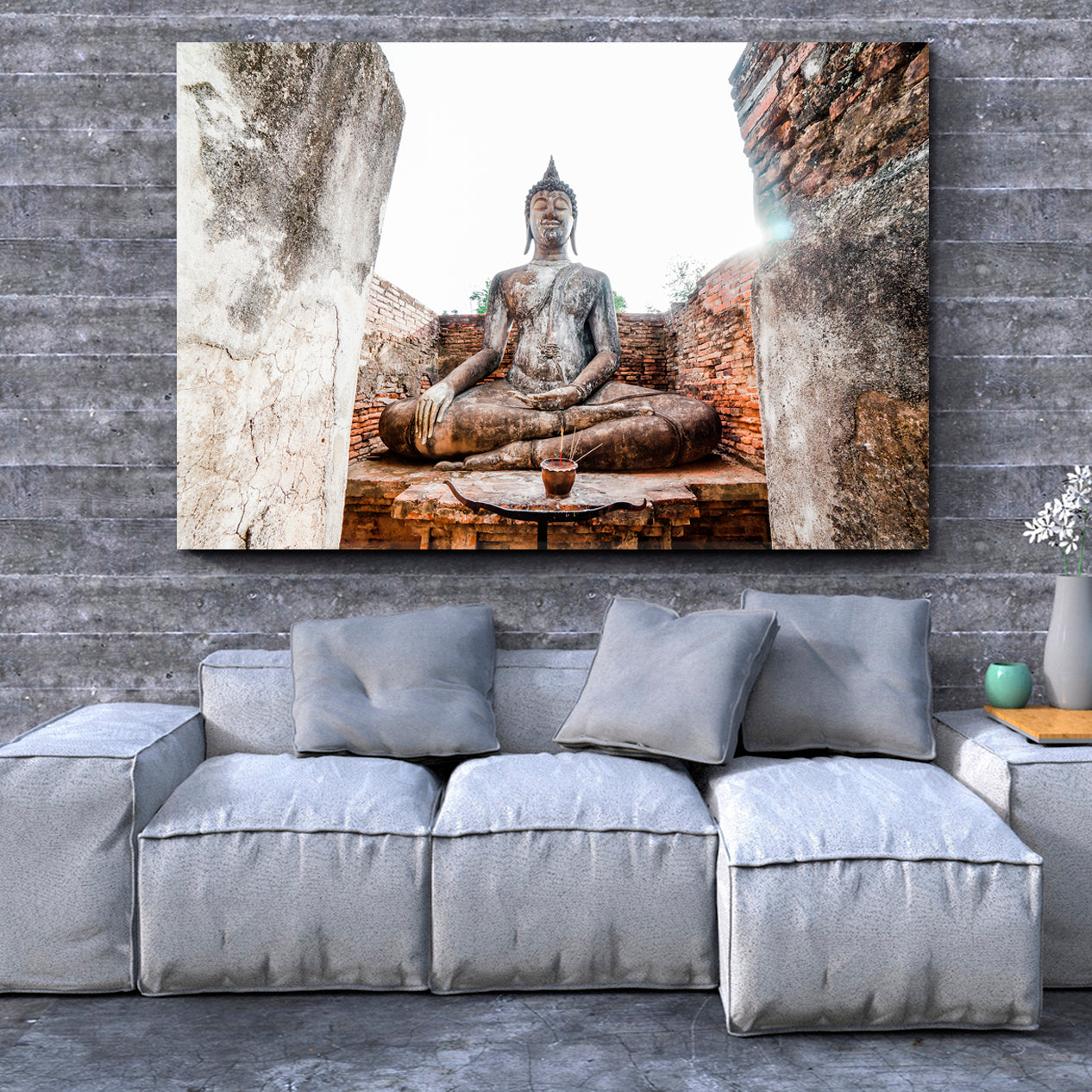 Ruins Temple Sukhothai Historical Park Unesco World Heritage Thailand Famous Landmarks Artwork Print Artesty   