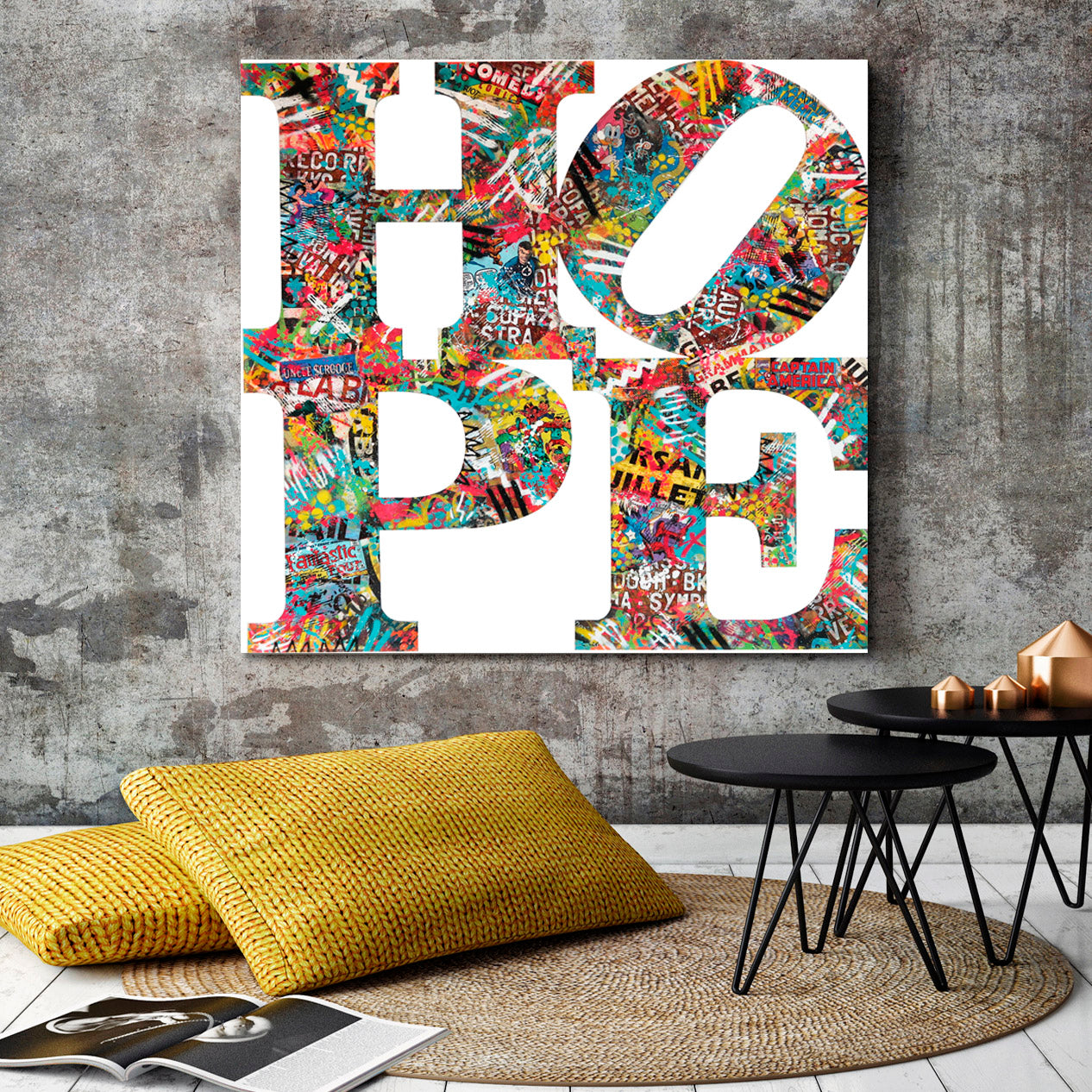 HOPE Abstract Abstract Art Print Artesty   