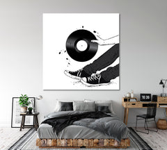 Hipster and Music Music Wall Panels Artesty   