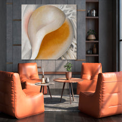 SHELLS Sea Life Natural Instinct Abstract Forms - Square Abstract Art Print Artesty   