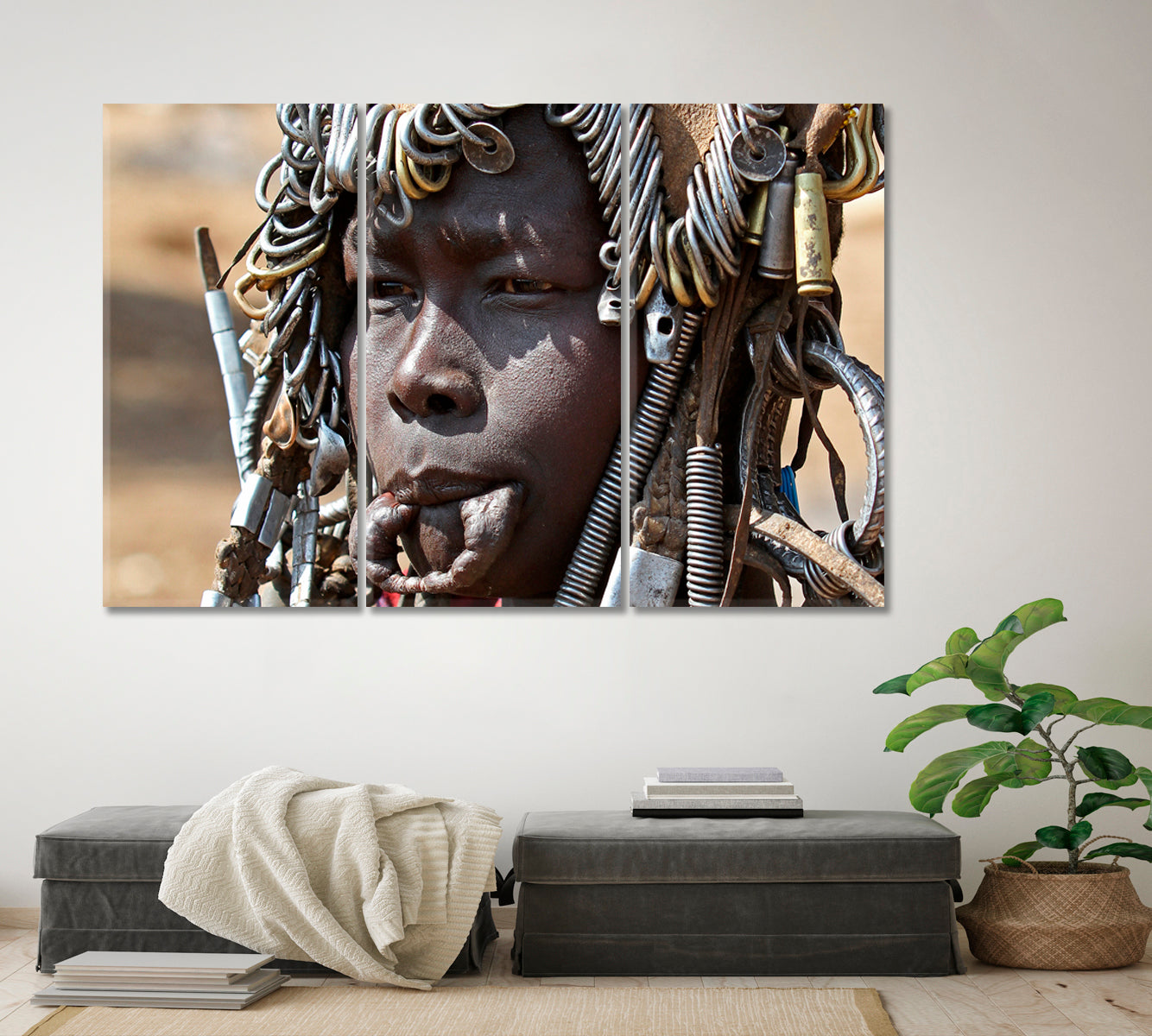 Traveling Around Mago Ethiopia Mursi Woman People Portrait Wall Hangings Artesty   