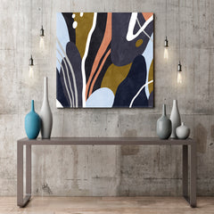 Decorative Artistic Shapes Abstract Modern Trendy Art Abstract Art Print Artesty 1 Panel 12"x12" 