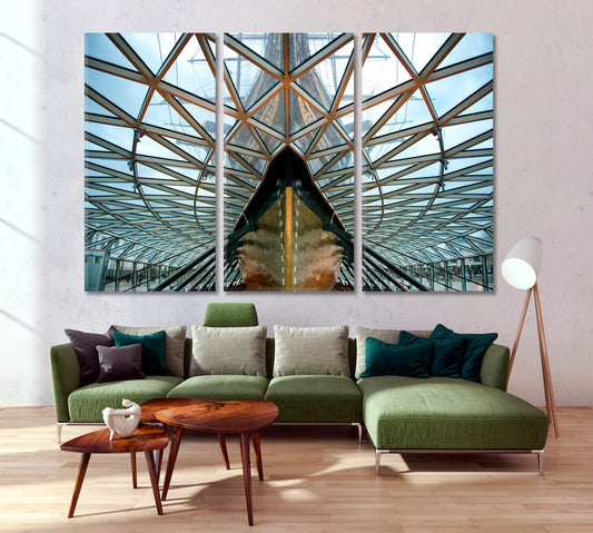 British Cutty Sark Clipper Ship Greenwich London Canvas Print Transportation Canvas Art Artesty 3 panels 36" x 24" 