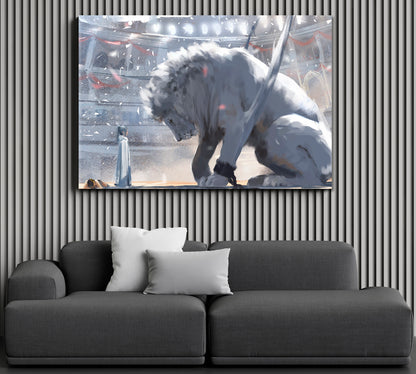 Mia And The White Lion Surreal Fantasy Large Art Print Décor Artesty   