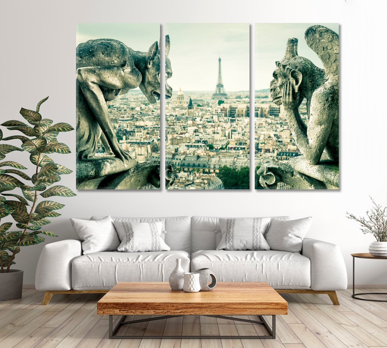 Old Cathedral Notre Dame Famous Landmark Paris Famous Landmarks Artwork Print Artesty   