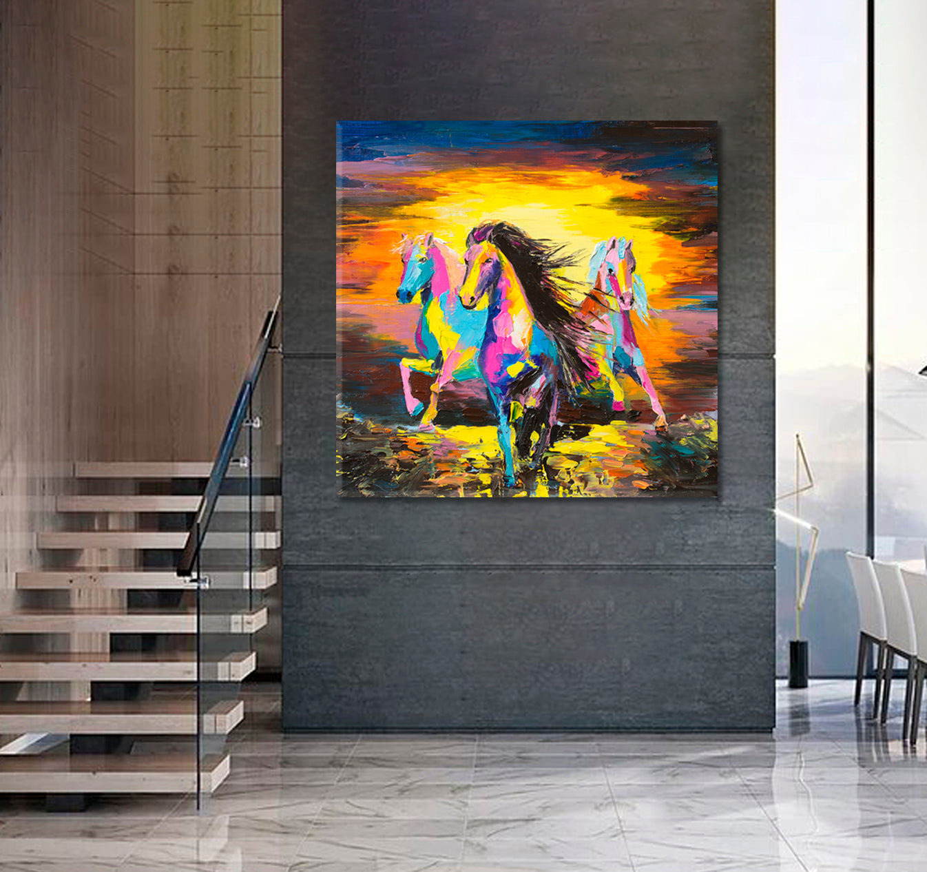 VIVID FINE ART Racing Horses Fine Art Artesty   