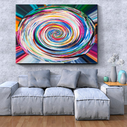 VORTEX Abstract Expressionism Swirl Forms Lines Shapes Abstract Art Print Artesty   