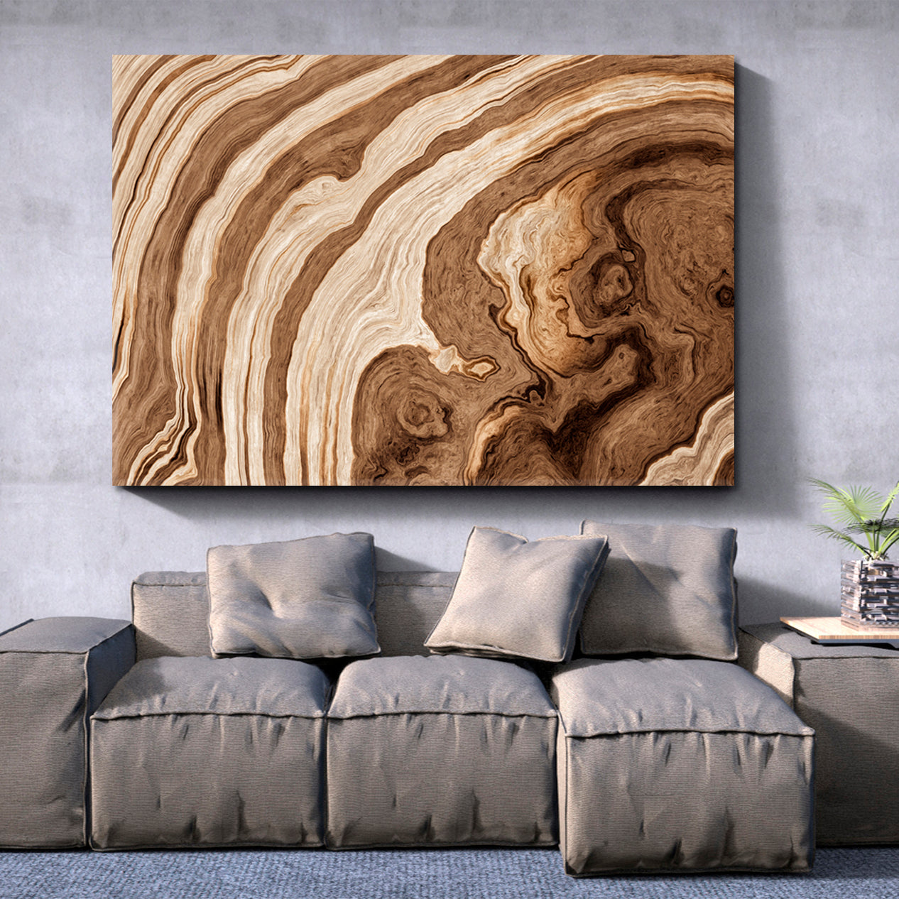 ROOTS Texture Old Wood Tree Wavy Lines Age Rings Abstract Driftwood Abstract Art Print Artesty   