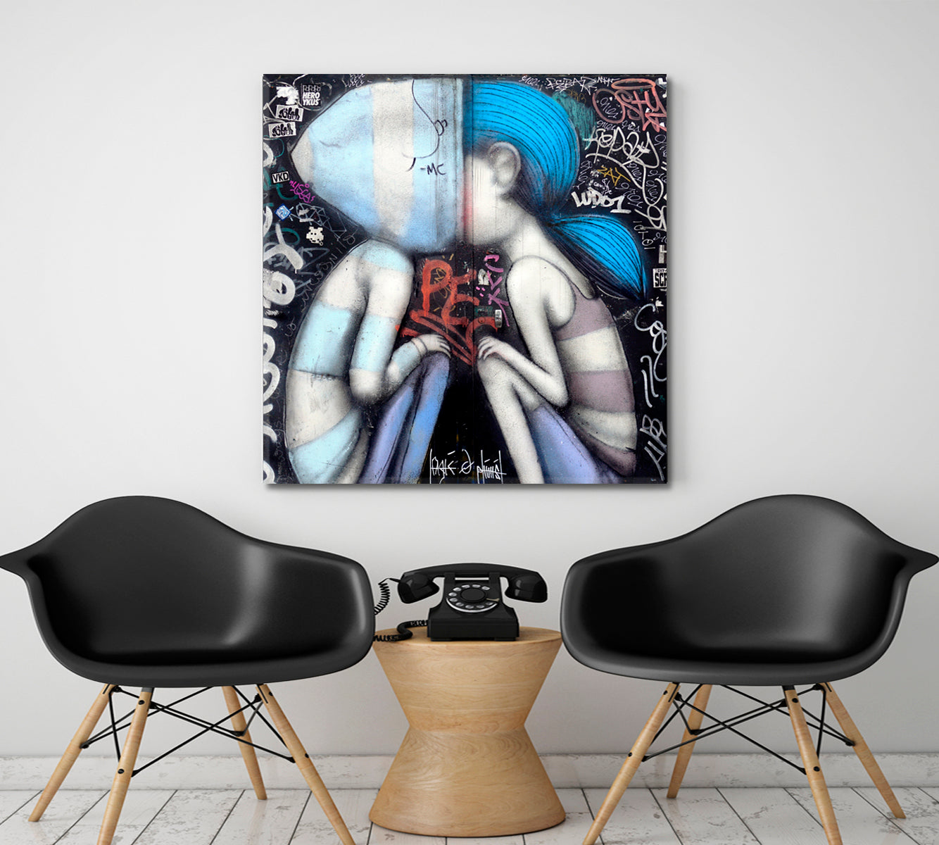 PARIS Painting By Famous French Street Artist Seth Globepainter Street Art Canvas Print Artesty   