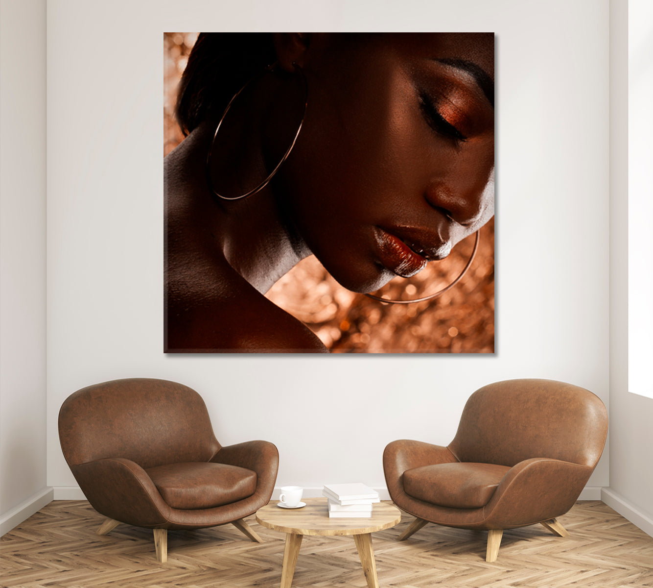 GOLDEN BEAUTY African American Girl Beauty Salon Artwork Prints Artesty   