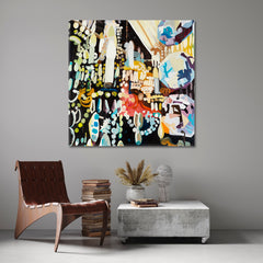 NEW WORLD NEW REALITY Contemporary Abstract Figurative Fine Art Artesty   