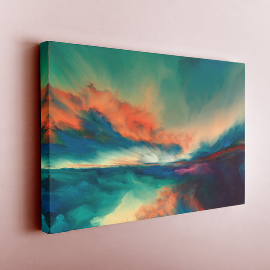 Virtual Landscape Skyscape Canvas Artesty 1 panel 24" x 16" 