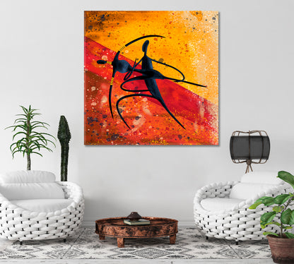 African Motives Abstract Art Print Artesty   