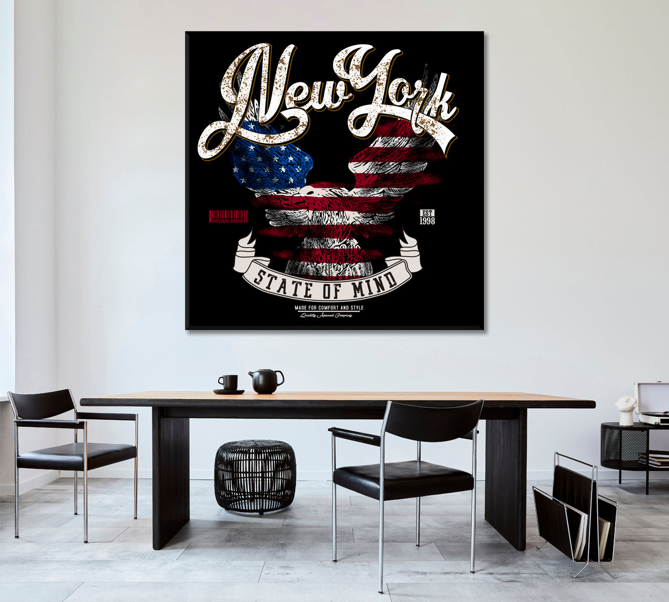 NEW YORK New Generation Vintage Poster Posters, Flags Giclee Print Artesty   