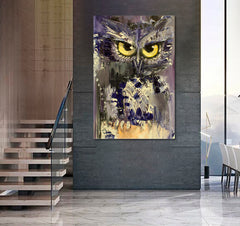 SEARCHLIGHT Cute Owlet - Vertical Animals Canvas Print Artesty   