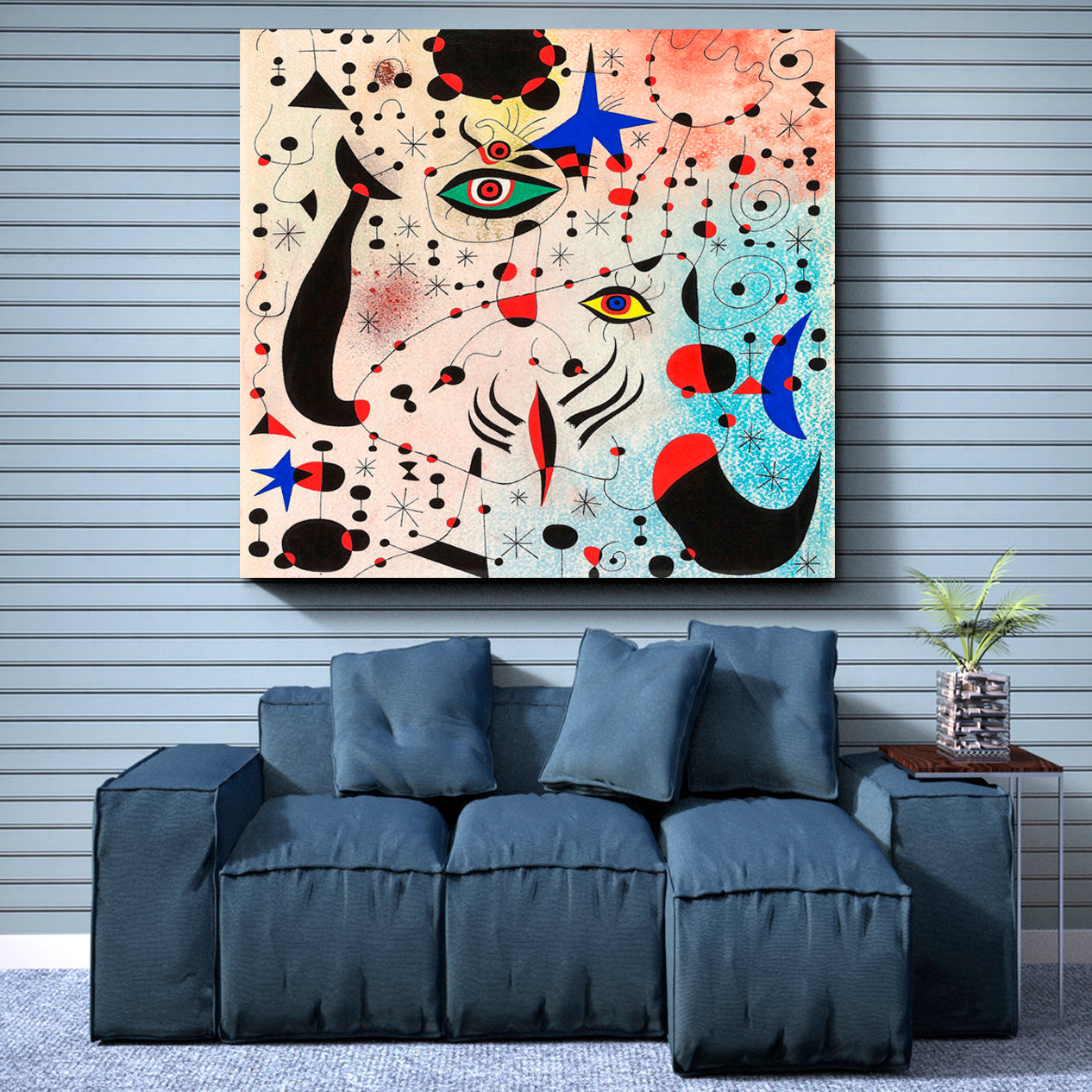 CIPHERS CONSTELLATIONS Joan Miro Style Contemporary Art Artesty   