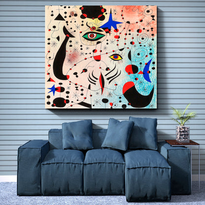 CIPHERS CONSTELLATIONS Joan Miro Style Contemporary Art Artesty   