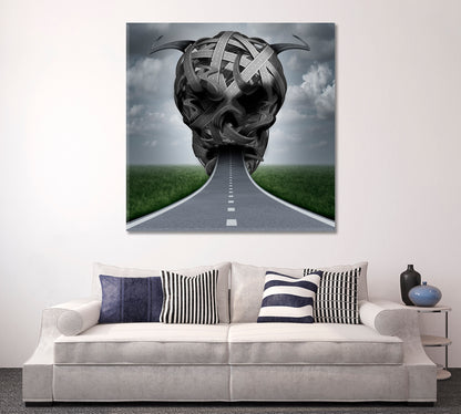 ROADS TRAILS PATHS Street Safety Concept Poster Photo Art Artesty   