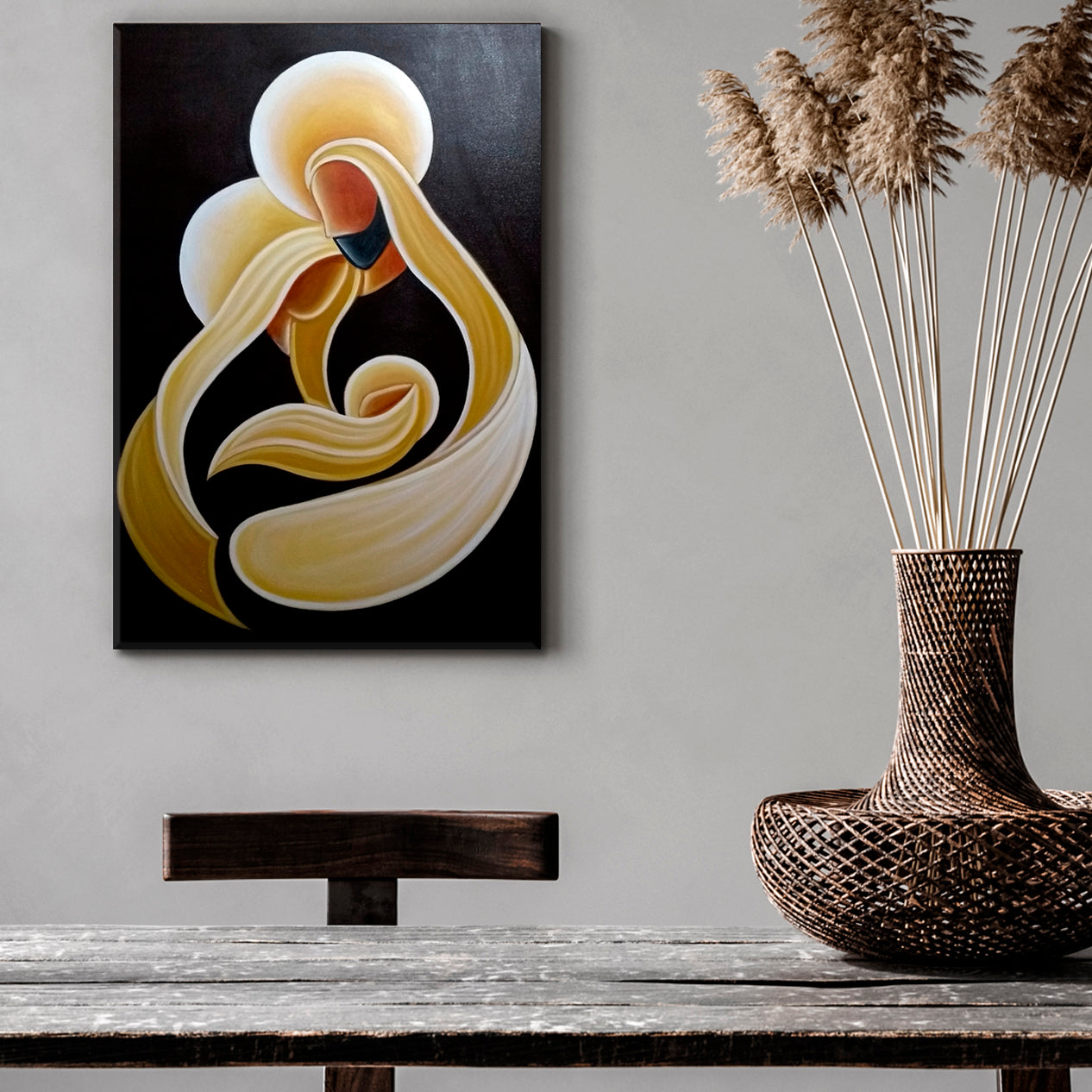 CHRISTIAN Modern Abstract Spiritual Art Religious Modern Art Artesty   