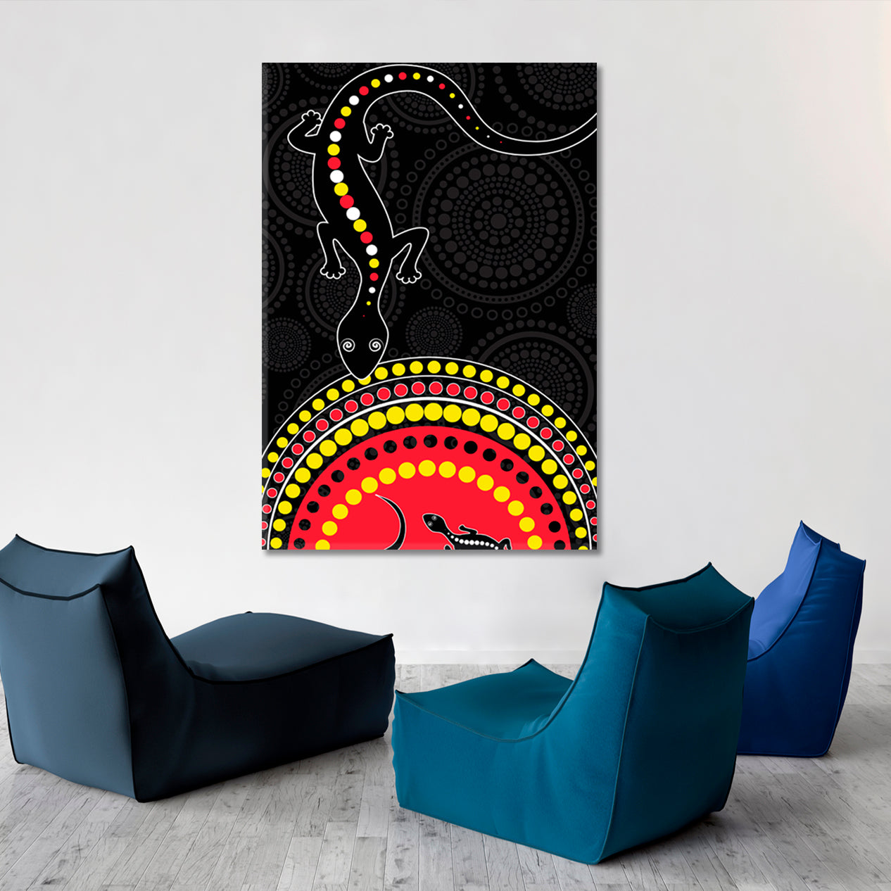 LIZARD Abstract Modern Art Abstract Art Print Artesty   