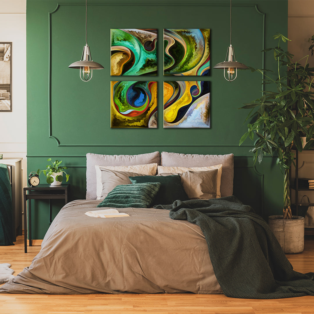 Similarity Square Panel Abstract Art Print Artesty   