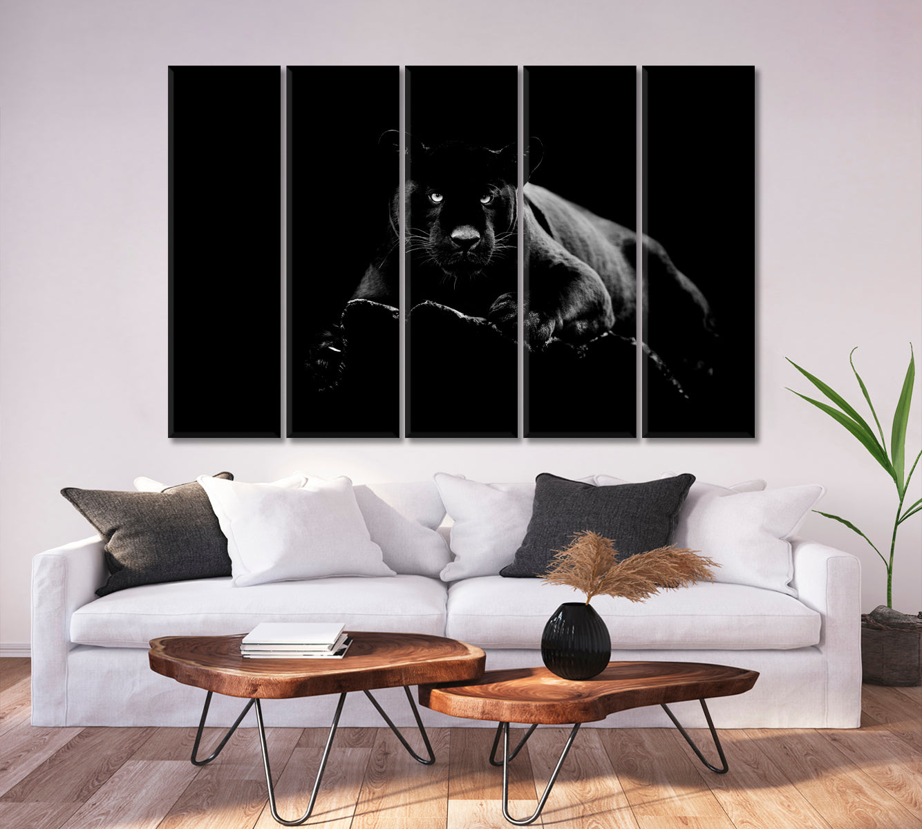 BEAUTIFUL BEAST Black Jaguar Animal World Animals Canvas Print Artesty   