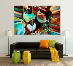 Abstract Design Human And Nature Contemporary Art Artesty   