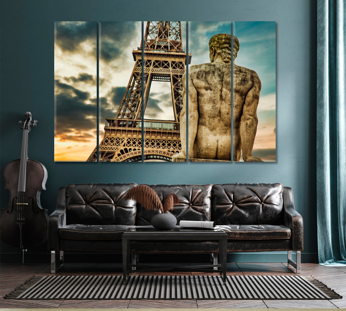 Place of Trocadero Eiffel Tower Paris France Cities Wall Art Artesty   