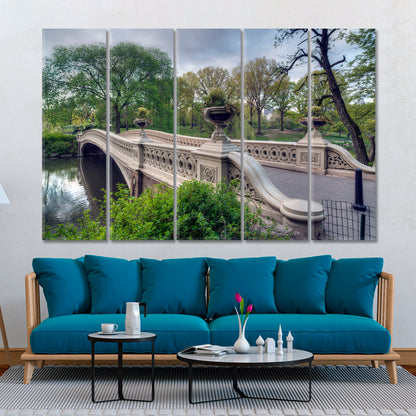 NYC Central Park New York City Bow Bridge Sping Cities Wall Art Artesty   