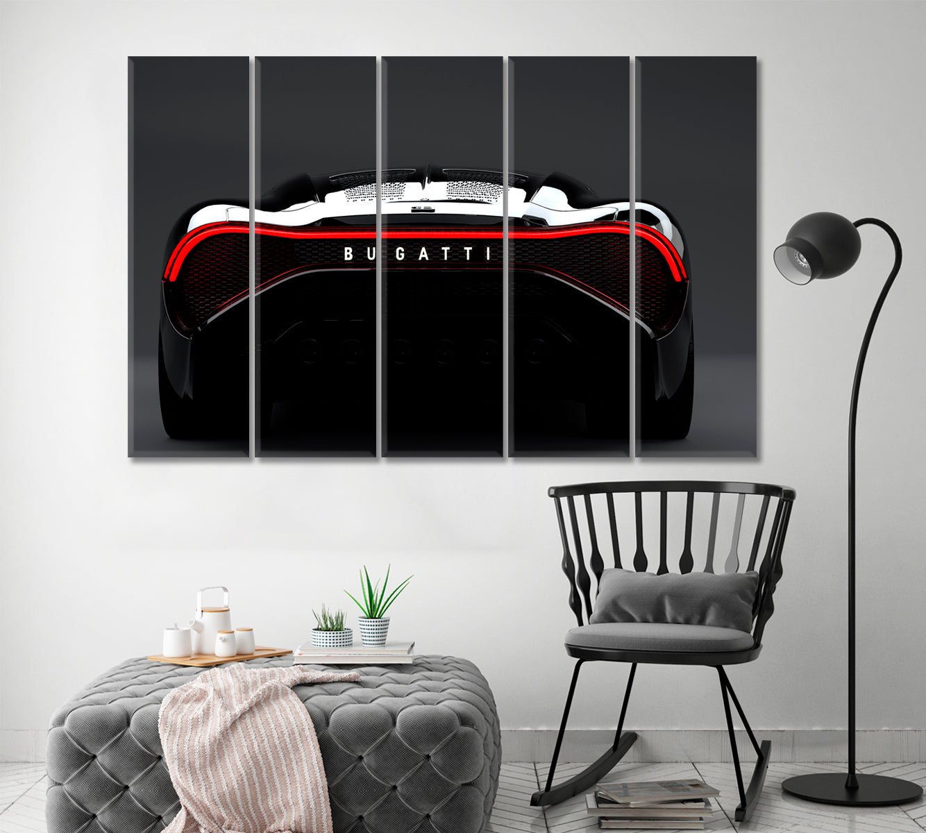 Most Expensive Car in the World Transportation Canvas Art Artesty 5 panels 36" x 24" 