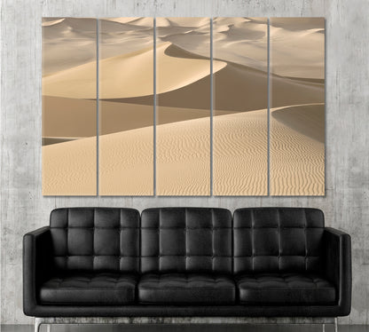 Magical Dunes Breathtaking Safari Huge Desert Sand Waves Nature Wall Canvas Print Artesty   