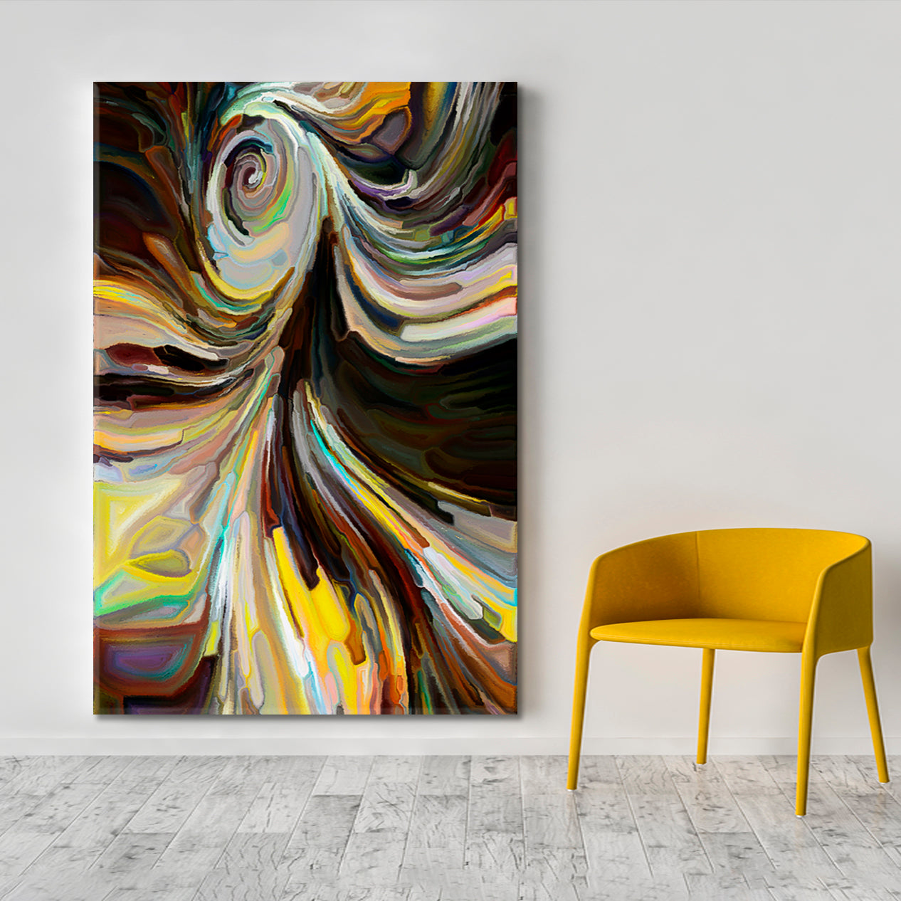 Abstract Swirling Colorful Modern Art Abstract Art Print Artesty   