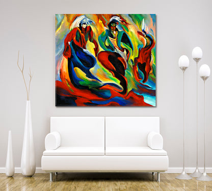 NATIVE AMERICAN Abstract Modern Artwork Native American Painting Abstract Art Print Artesty   