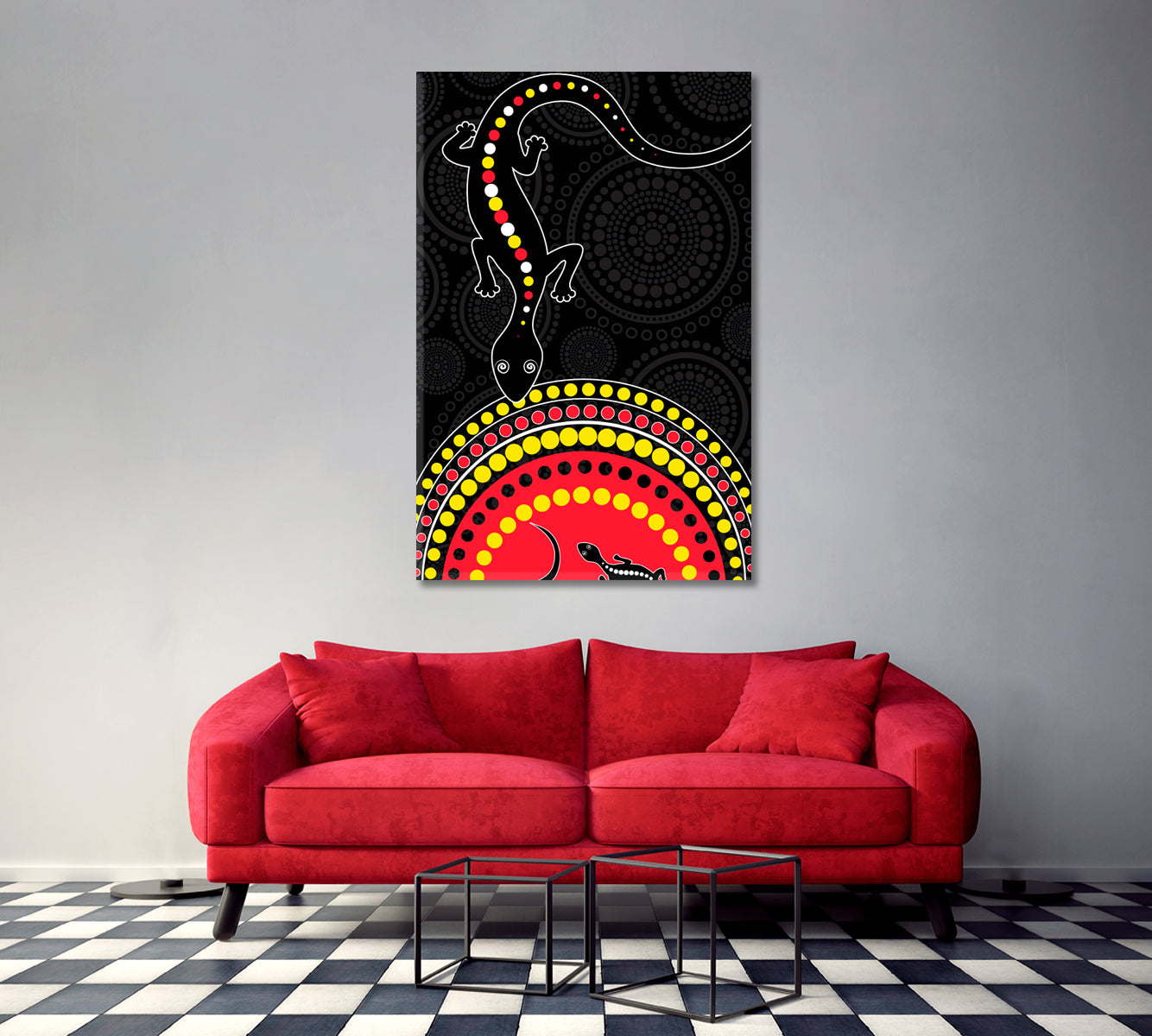 LIZARD Abstract Modern Art Abstract Art Print Artesty   