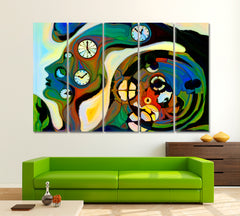 Timeless Space Division and Design Consciousness Art Artesty 5 panels 36" x 24" 