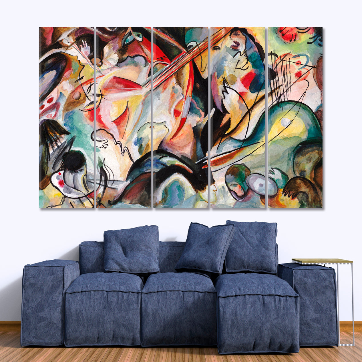 Kandinsky's Motives Modern Abstract Figurative Contemporary Art Artesty   