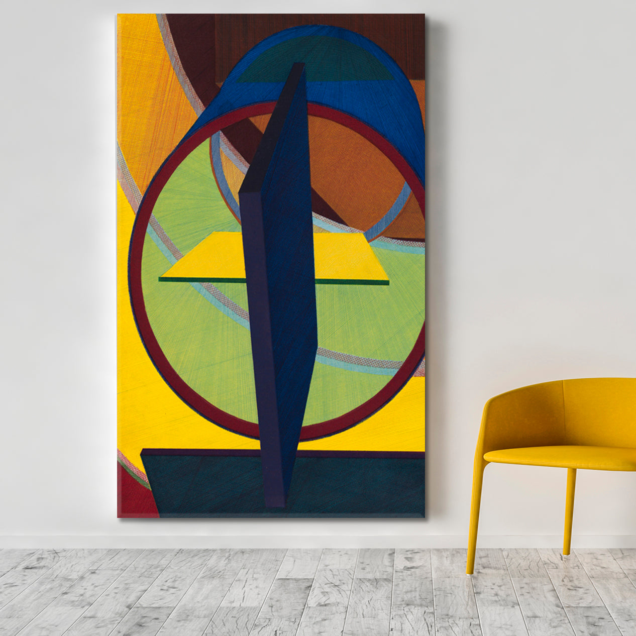 Vibrant Modern Abstract Geometric Art Abstract Art Print Artesty   