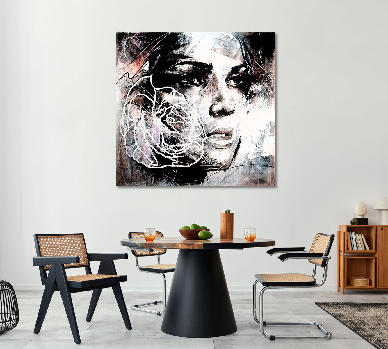 LADY ENIGMA Unusual Portrait Beautiful Woman People Portrait Wall Hangings Artesty   