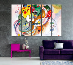 CLOWN Inspired By Kandinsky Trendy Abstract Figurative Contemporary Art Artesty   