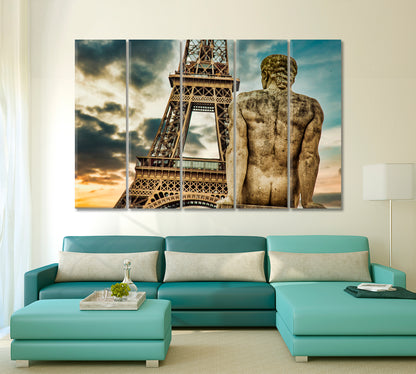 Place of Trocadero Eiffel Tower Paris France Cities Wall Art Artesty   