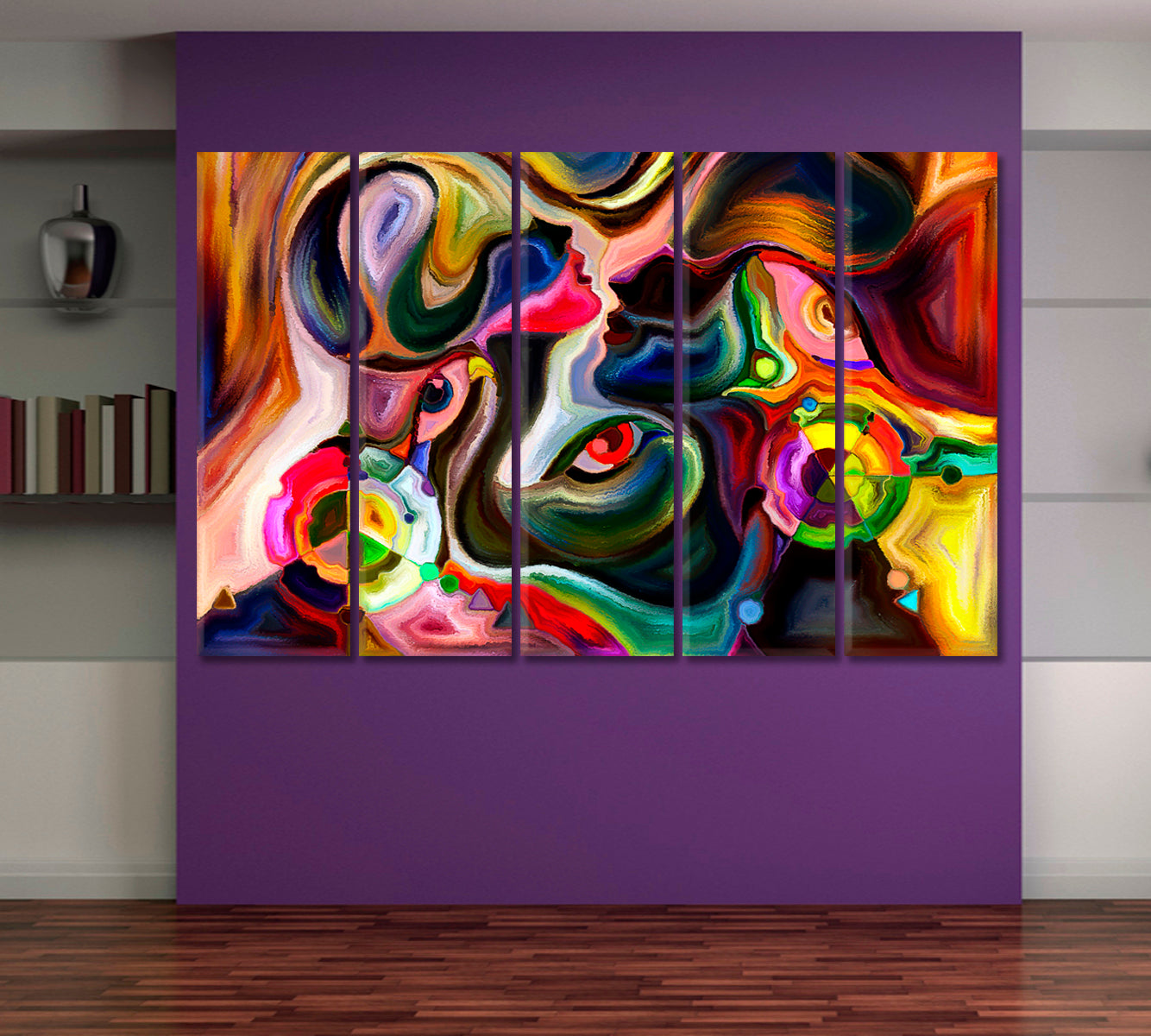 World Inside Of Colors And Shapes Contemporary Art Artesty   