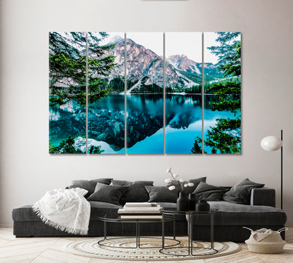 Beautiful Nature Nature Wall Canvas Print Artesty 5 panels 36" x 24" 