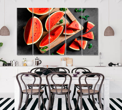 The Beauty of Watermelon Restaurant Modern Wall Art Artesty   