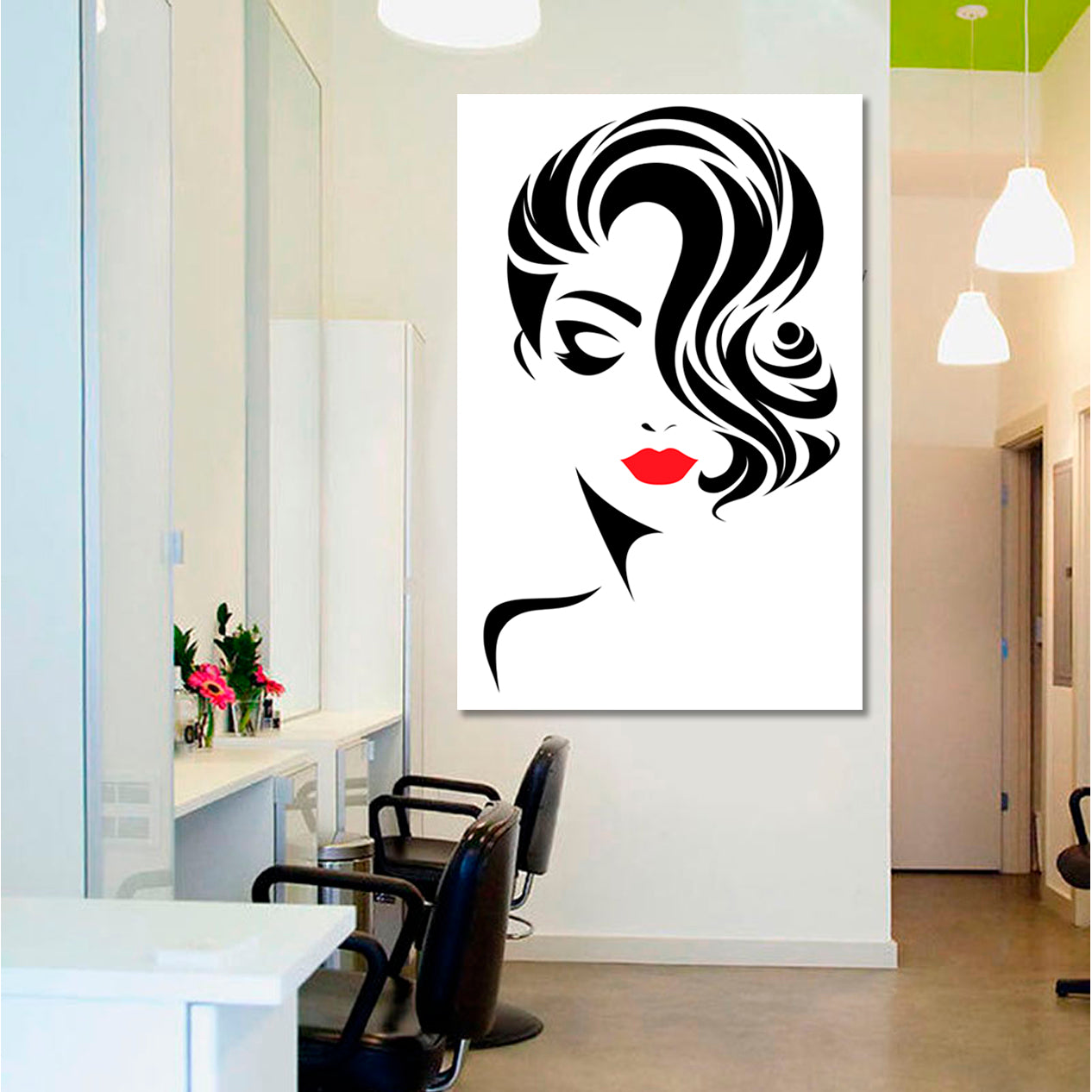 BEAUTY Concept Beauty Salon Artwork Prints Artesty 1 Panel 16"x24" 