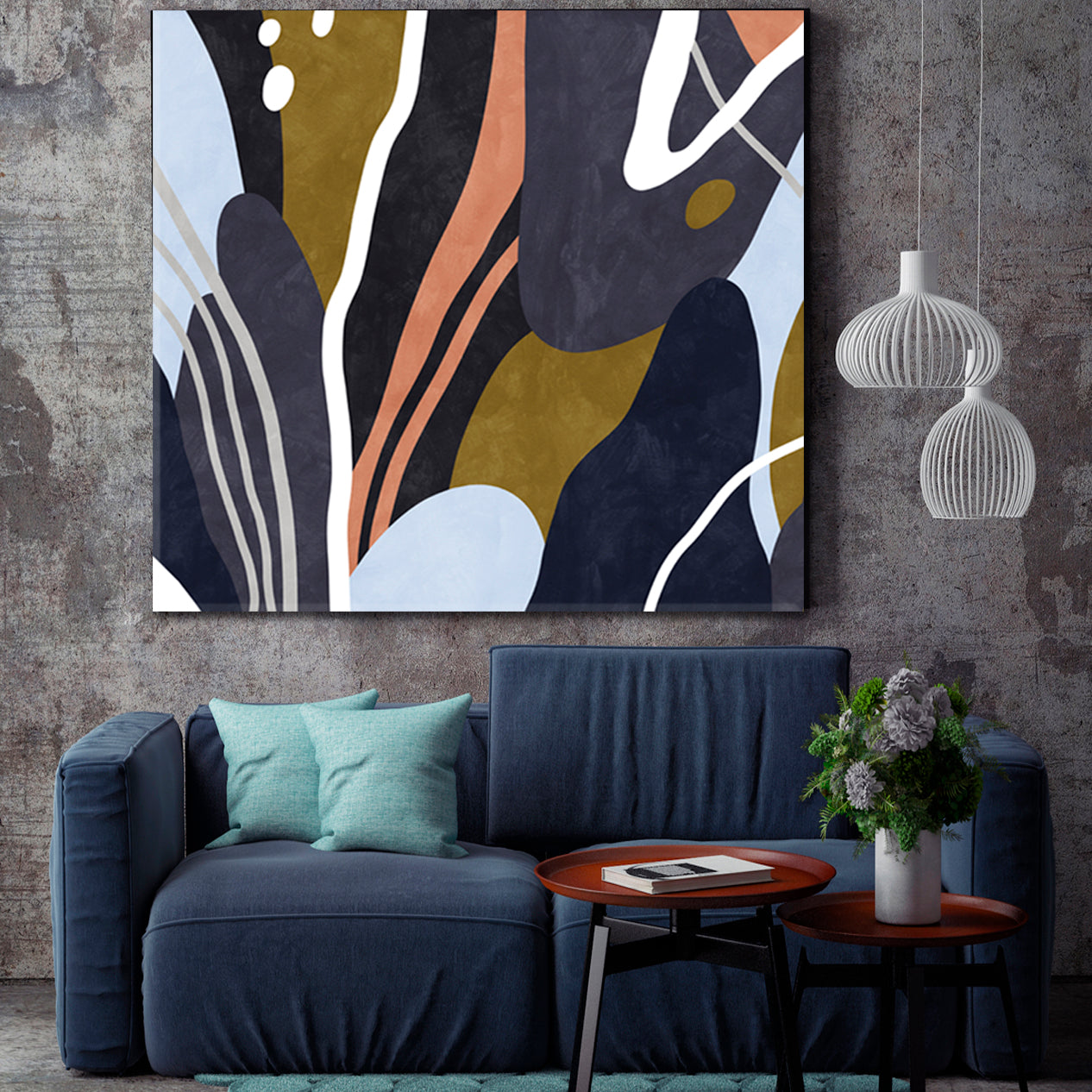 Decorative Artistic Shapes Abstract Modern Trendy Art Abstract Art Print Artesty   