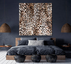 Abstract Leopard Rays Trippy Poster Contemporary Art Artesty   